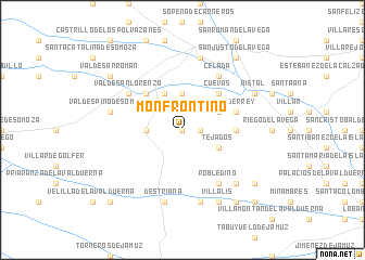 map of Monfrontino