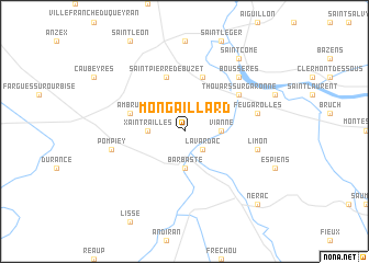 map of Mongaillard