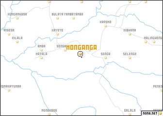 map of Monganga