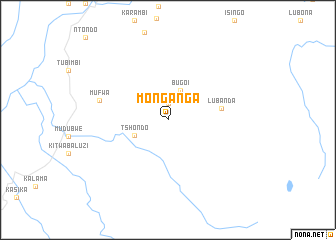 map of Monganga