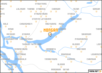 map of Mongan