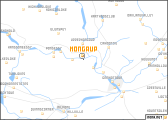 map of Mongaup