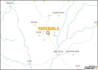 map of Mongbwalu