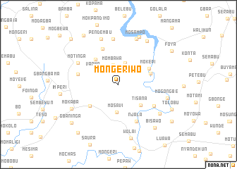 map of Mongeriwo