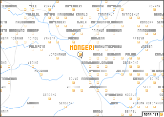 map of Mongeri