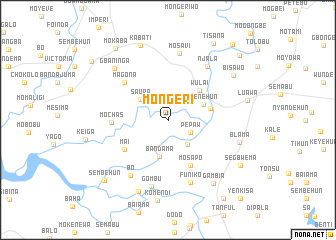 map of Mongeri