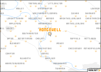 map of Mongewell