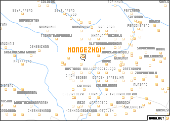 map of Mongezhdī