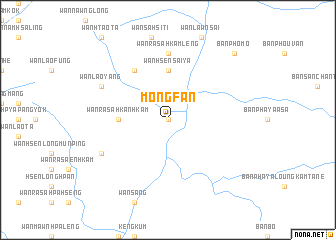 map of Möng Fan