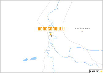 map of Monggon Qulu