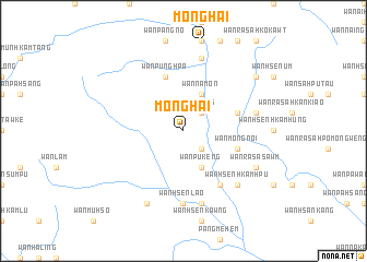 map of Möng Hai