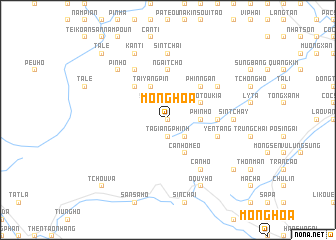 map of Mông Hóa