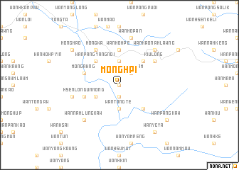 map of Möng Hpi
