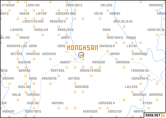 map of Möng Hsan