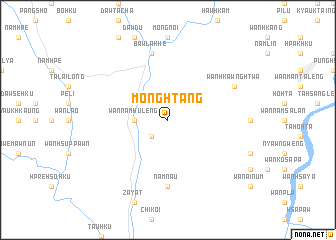 map of Möng Htāng