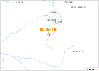 map of Möng Htön