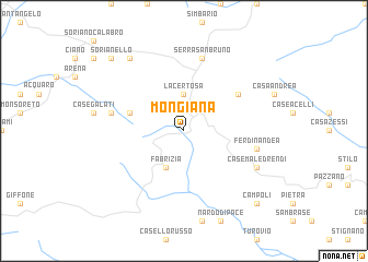 map of Mongiana