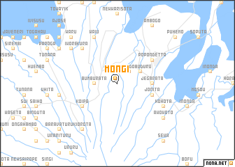 map of Mongi