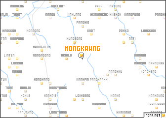 map of Möng Kawng