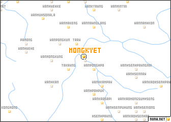 map of Möng Kyet