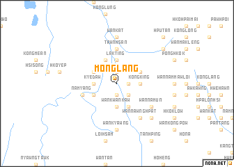 map of Möng Lang