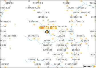 map of Möng Lang