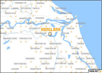 map of Mông Lãnh