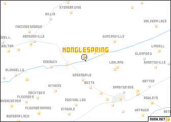 map of Mongle Spring
