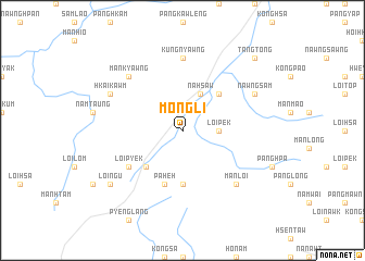 map of Möng Li