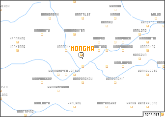 map of Möng Ma