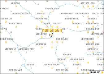 map of Möng Ngen