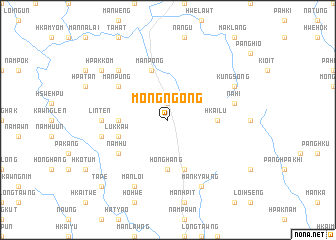 map of Möng Ngong