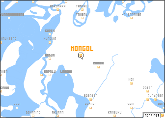 map of Mongol