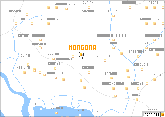 map of Mongona
