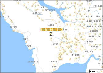 map of Mongonbuh