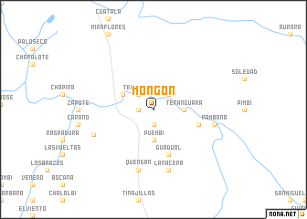 map of Mongón