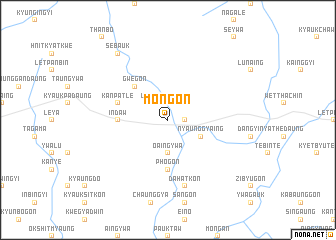 map of Mongon