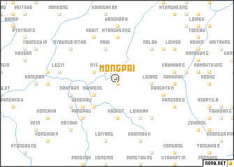 map of Möng Pai