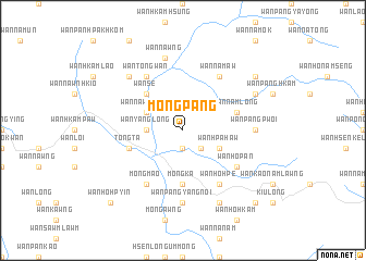 map of Möng Pang