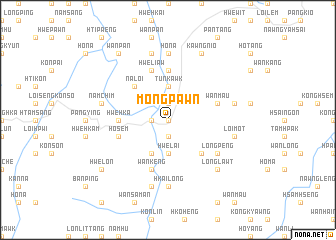 map of Möng Pawn