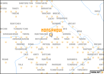 map of Mong Phoui