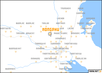 map of Mông Phú