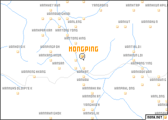 map of Möng Ping
