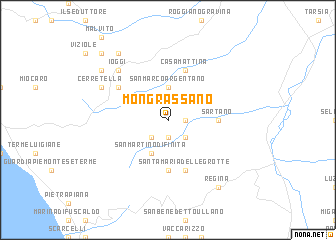 map of Mongrassano