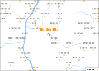 map of Möng Sang