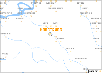 map of Möng Tawng