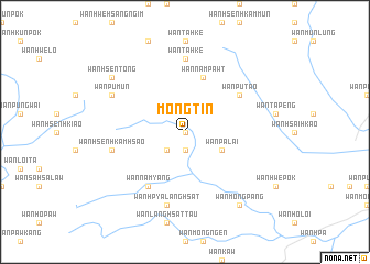 map of Möng Tin
