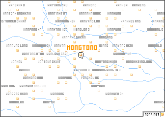 map of Möng Tö-nö