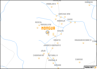 map of Môngua