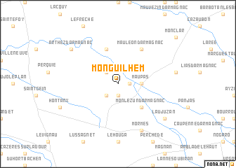map of Monguilhem